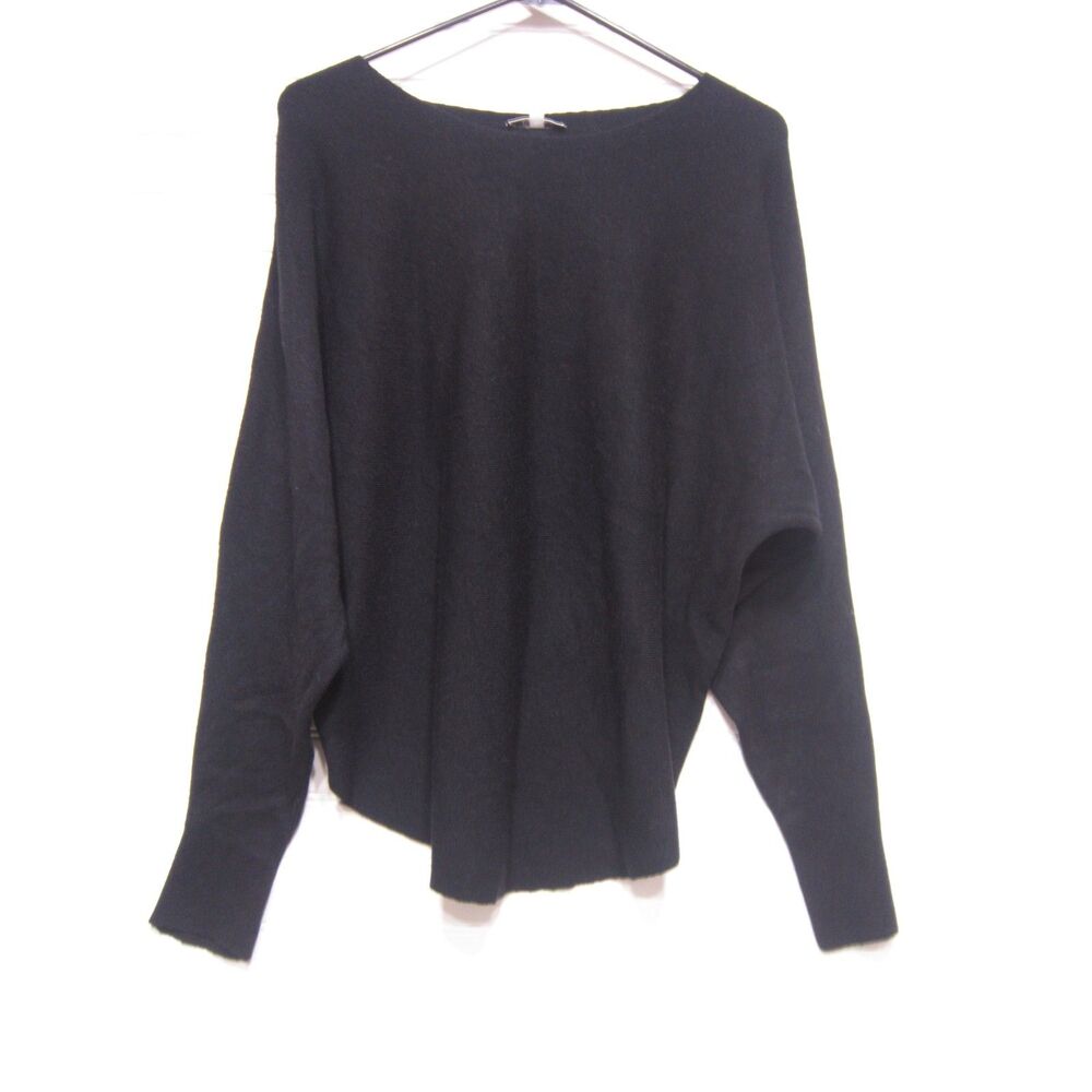 Vila Milano Womens Black Long Sleeve Top Size L NWT